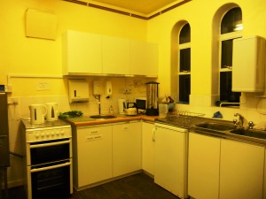 The Kitchen off the Lecture Room.